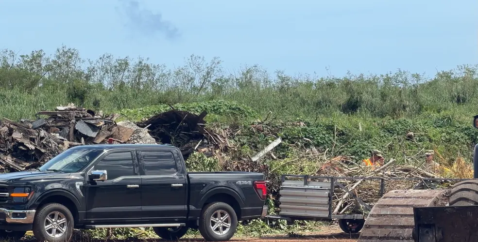 Green waste disposal site now open, Guam National Guard there to help