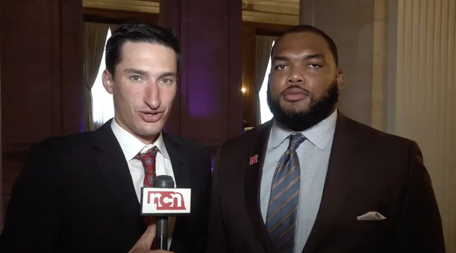 Husker center Justin Evans looks ahead to the 2026 season