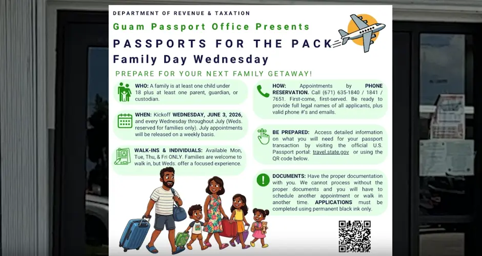 Passport pilot for families