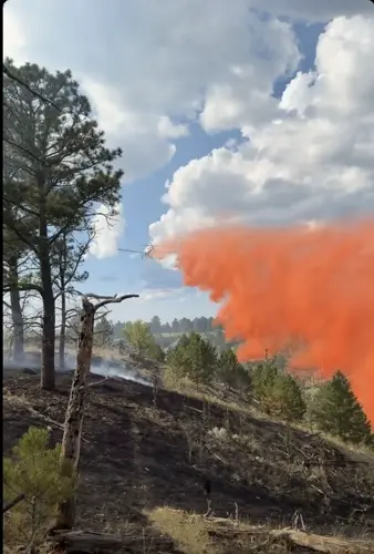 Fire officials warn of wildfire danger after lightning sparks several fires near Chadron