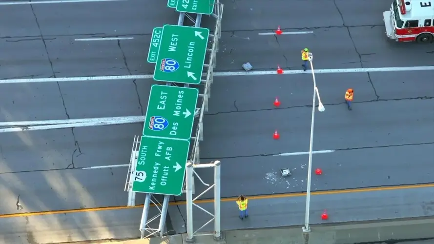 Identifican a joven de Omaha que murió en accidente en llamas en la I-480