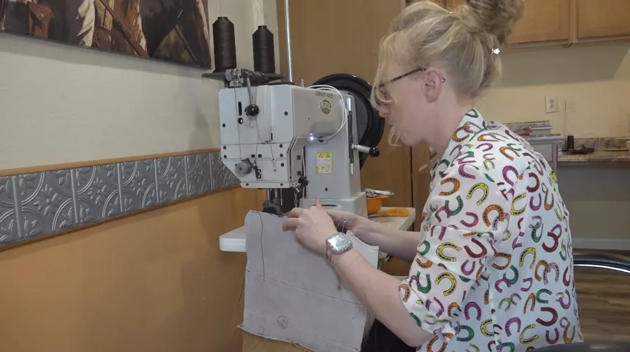 Gordon leather purse designer sells products all over the world