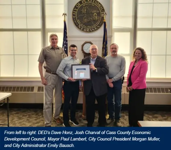 Plattsmouth certified as poised for growth