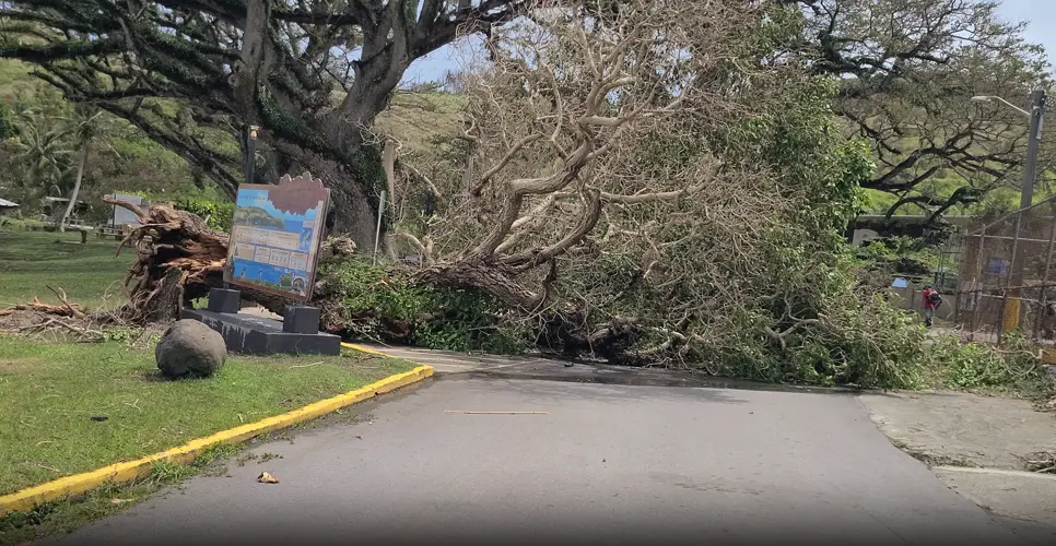 Humatak mayor talks recovery efforts in southern village amid power outage