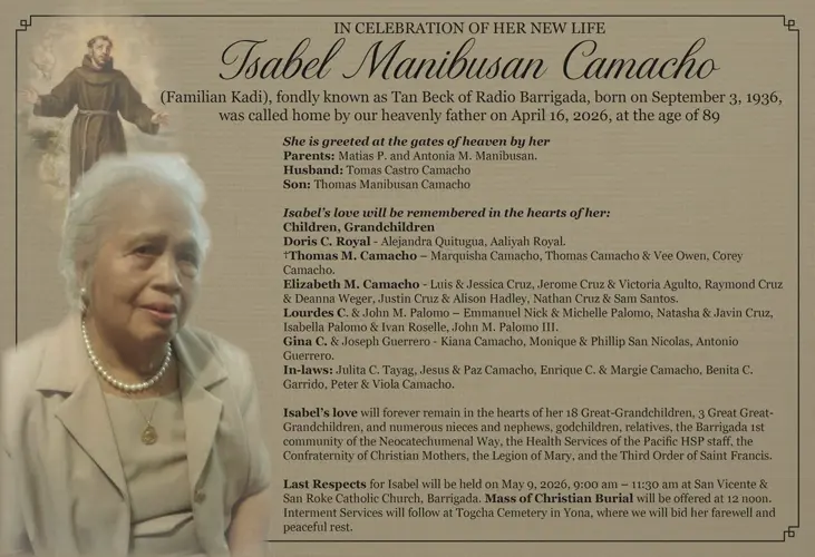 Isabel Manibusan Camacho