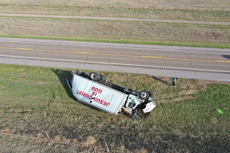 No injuries in northwest Nebraska rollover accident