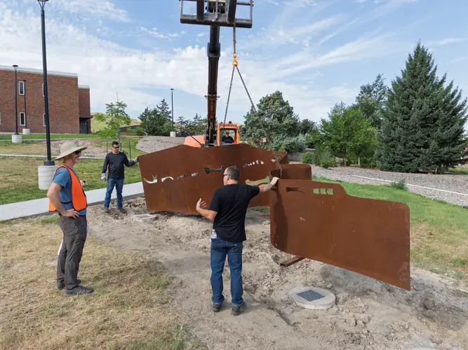 Chadron State College sculpture dedication set for Friday