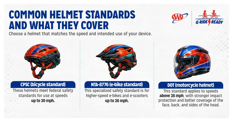 AAA says almost two-thirds of adults have seen children ride E-bikes or E-scooters without helmets