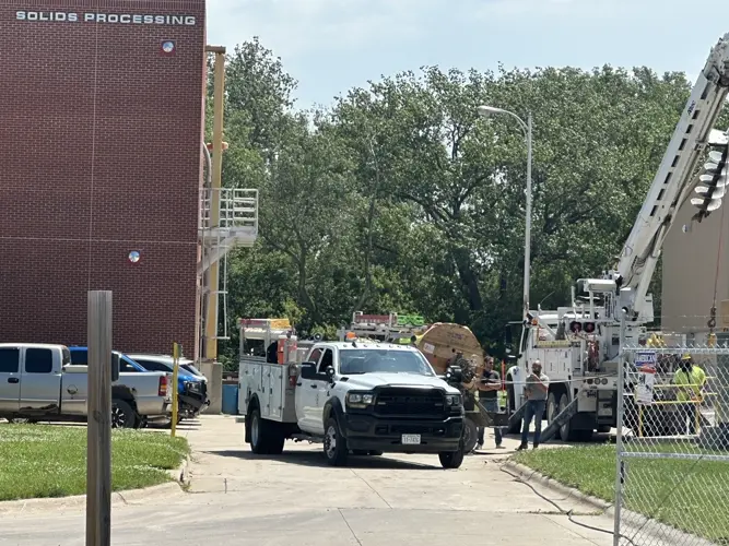 Electrical failure triggers sewer bypass
