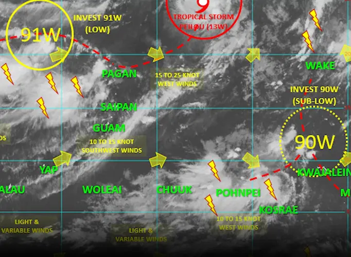 Monsoon pattern keeps Guam wet & windy
