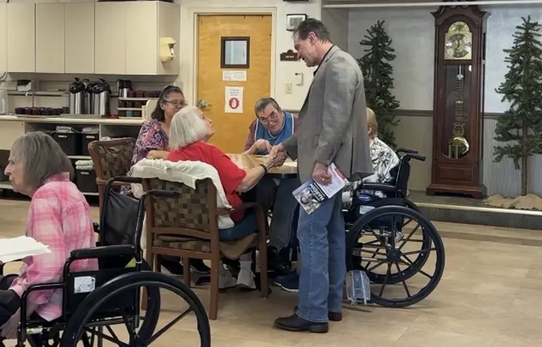 Senator Brian Hardin Visits Kimball County Manor
