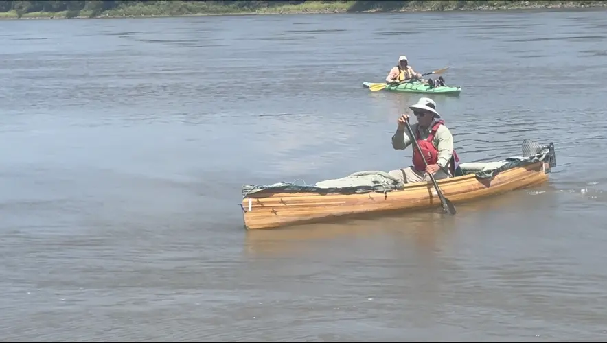 Retiree's river journey tests endurance